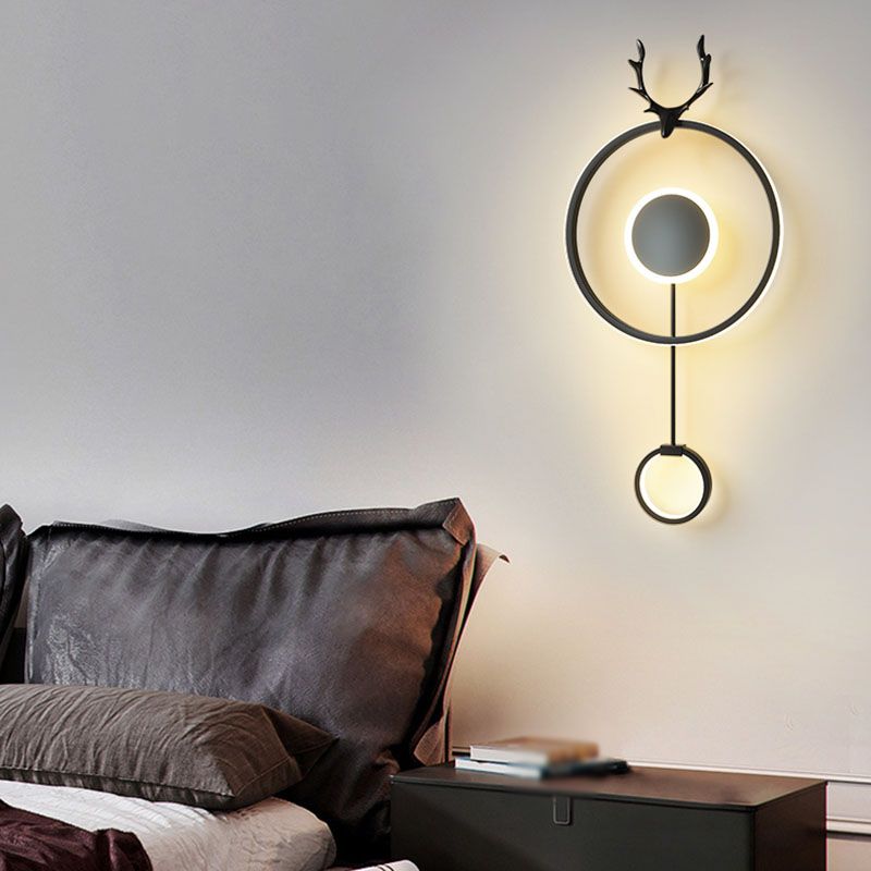 Modern Style Wall Mount Light LED Wall Sconce Light with Silica Gel Shade for Bedroom