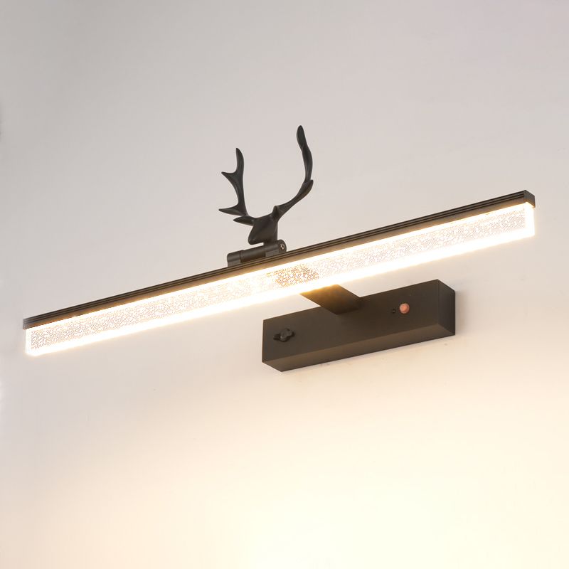 LED Smart Mirror Lamp American Retro Style Badkamer Wasstroom Antler Vorm Spiegel Lichtlijn