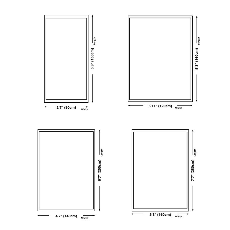 Gorgeous Indoor Rug Abstract Pattern Funky Washable Area Rug Polyester Anti-Slip Rug for Living Room