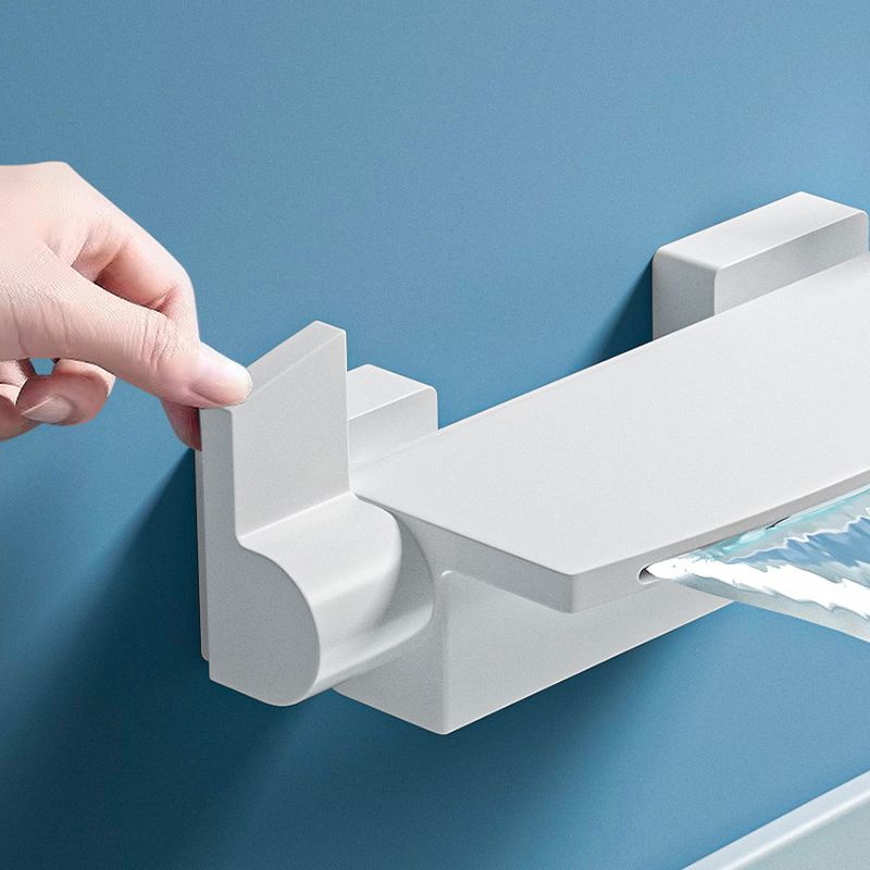 Modern Bathtub Faucet Copper Low Arc Wall Mounted Bathroom Faucet
