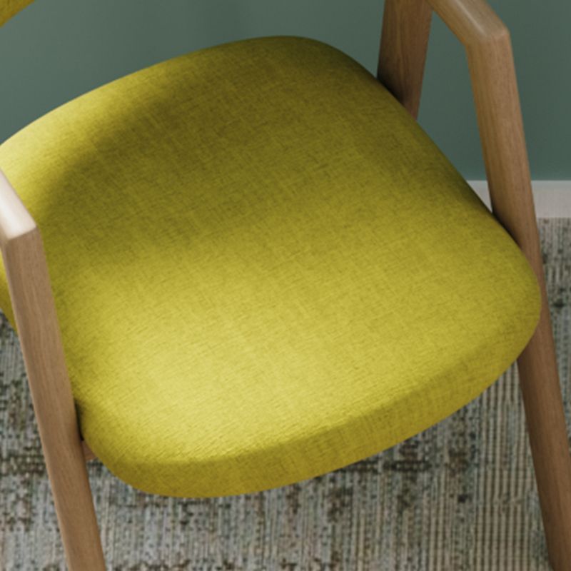 Chaise d'appoint de salle à manger en métal intérieur-extérieur moderne, chaise d'appoint à dossier ouvert avec accoudoirs