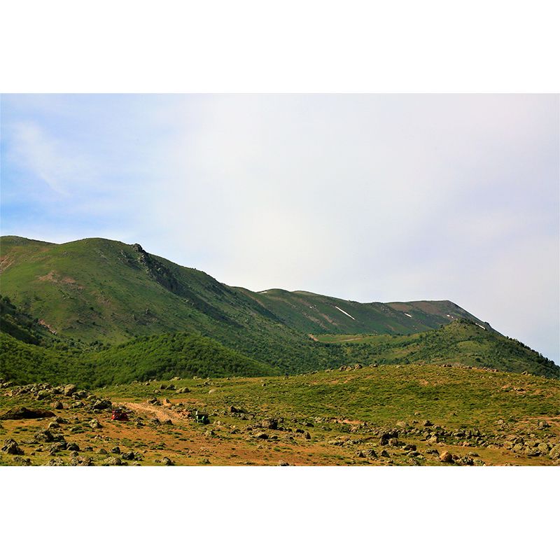 Huge Mountain Wall Mural Wallpaper Modern Style Mildew Resistant for Bedroom