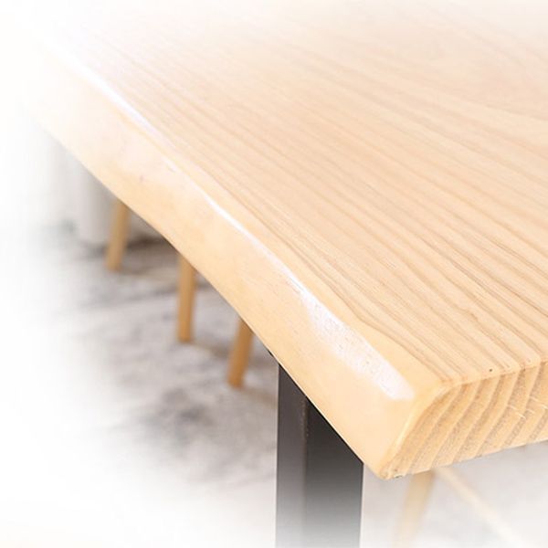 Industrial Rectangle Solid Wood Bar Table Set 1/5/9 Pieces Counter Table with Stools