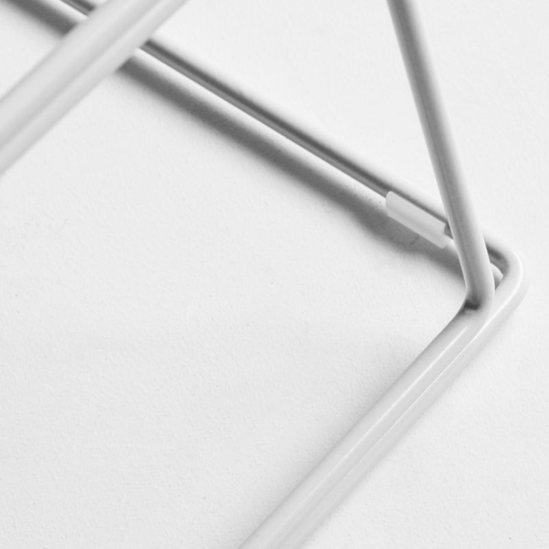 Modern Style Bar-stool Bucket Plastic Bar Stool with Metal Legs for Home