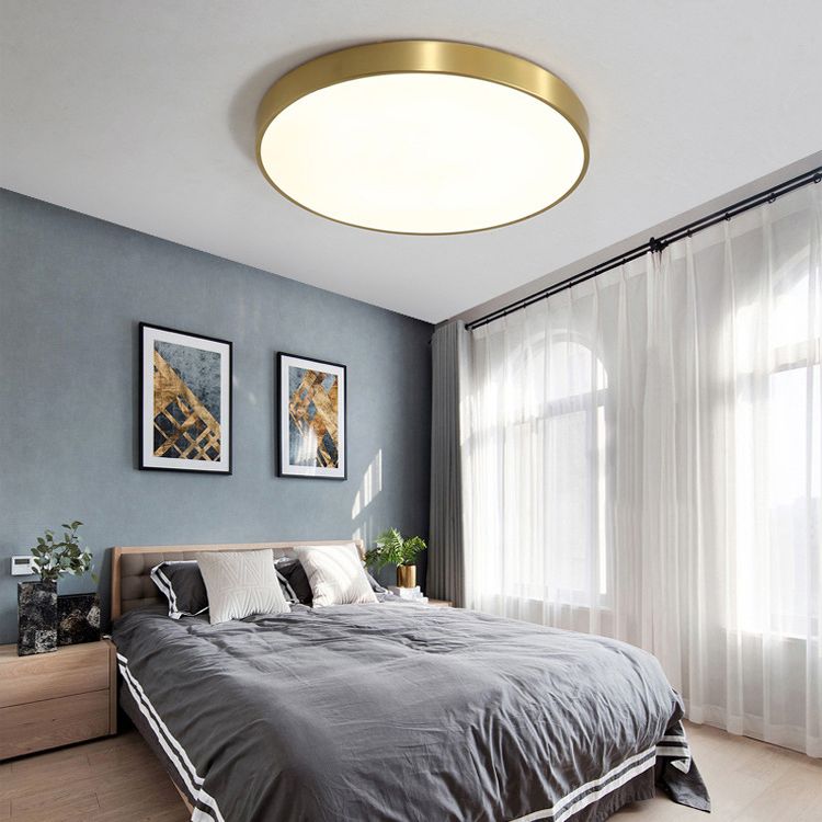 Circular Led Flush Mount Ceiling Light Fixtures Modern Acrylic Flush Light