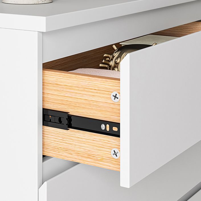 Artificial Wood Living Room Sideboard Cabinet Modern Buffet Server Cabinet with Drawers