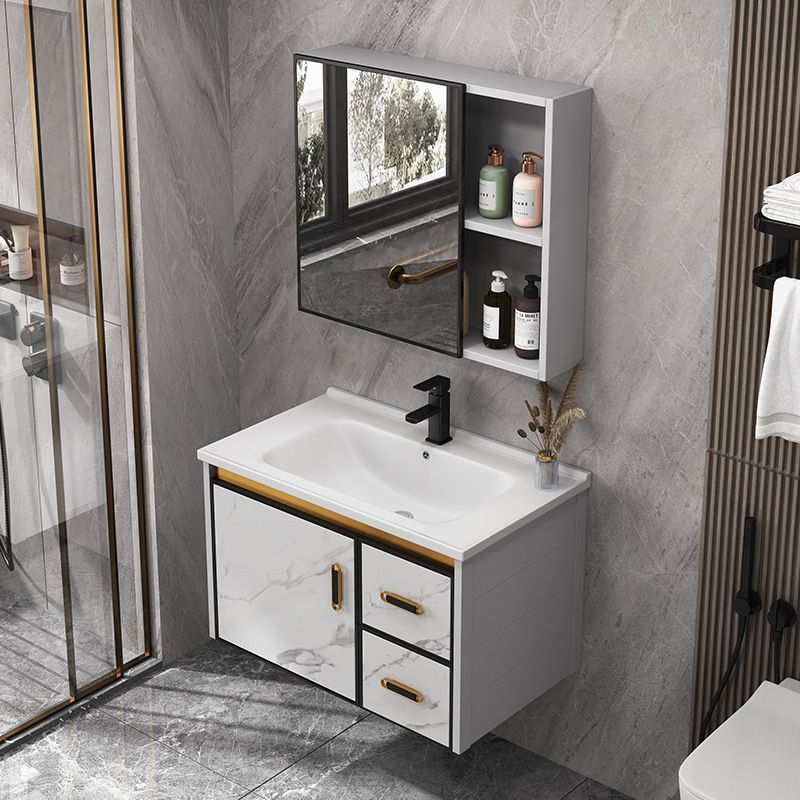 Glam Bathroom Vanity Set Single-Sink Bathroom Vanity for Bathroom