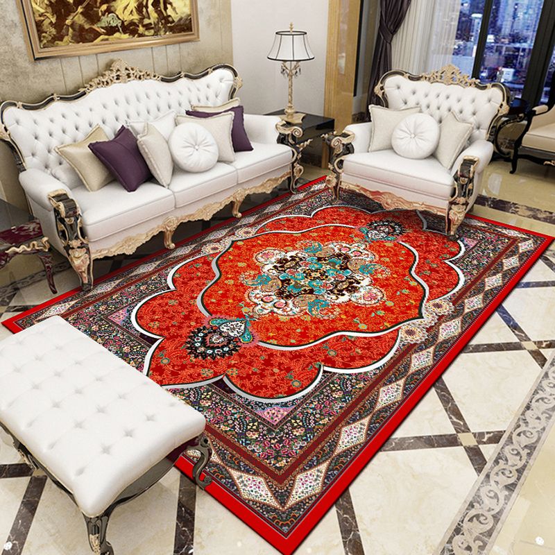 Sapphire Modern Rug Polyester Classic Rug Stain Resistant Rug for Living Room