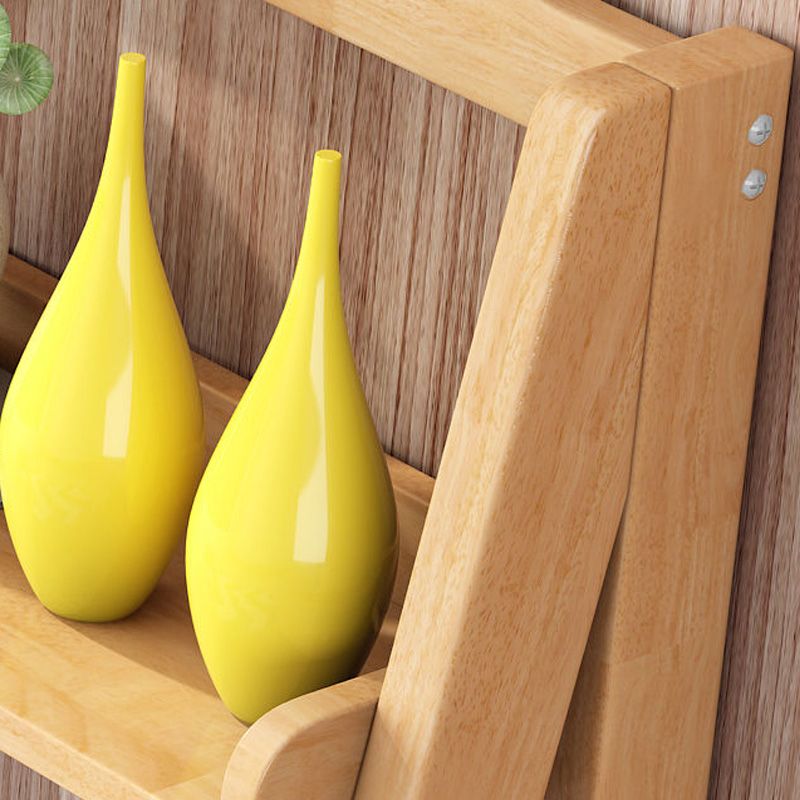 Moderner Leiter -Buchhandlung mit Massivholz Offenes Regal Bücherregal