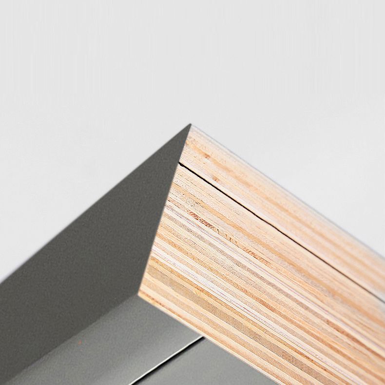 Stone Top Vanity Set Single Sink Mirror Drawers Wall-Mounted Rectangle Vanity with 2 Doors