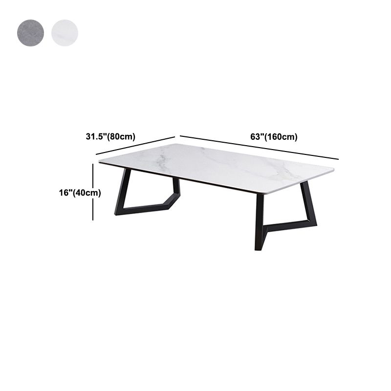 Slate Rectangular Coffee Table Ornate Coffee Table for Living Room