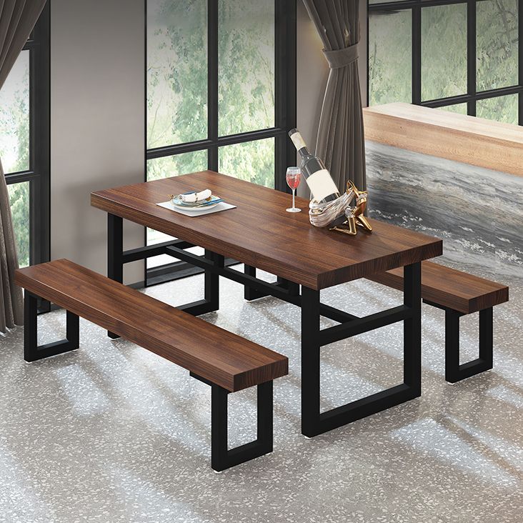 Modern 1/3/5 Pieces Dining Set Rectangle Wood Dining Table for Kitchen