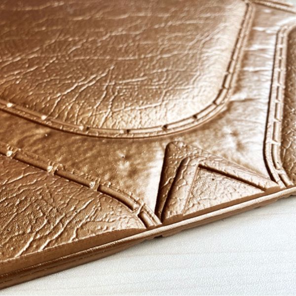 Modern Tin Backsplash Paneling Smooth Styrofoam Wall Ceiling