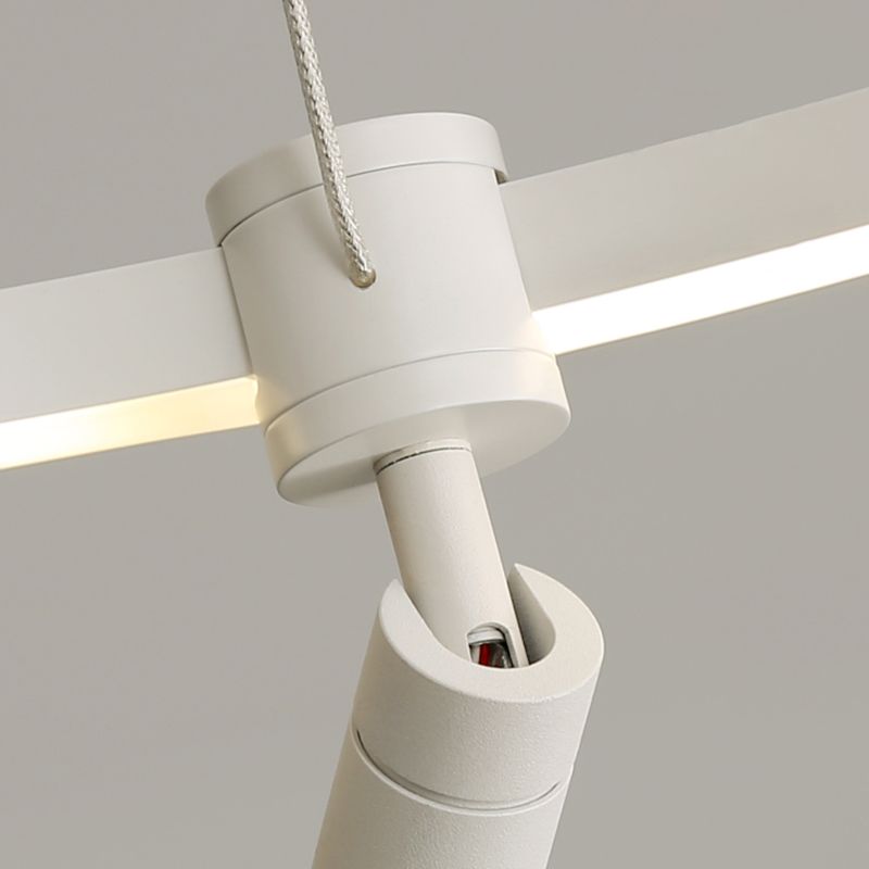 Candeliers contemporáneos accesorios de iluminación colgante orbicular araña de metal orbe para sala de estar