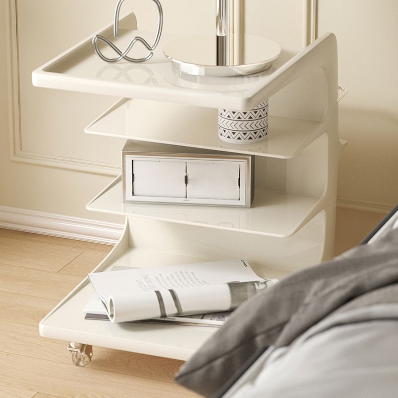 16.1" Wide Contemporary Metal Accent Side Table for Living Room