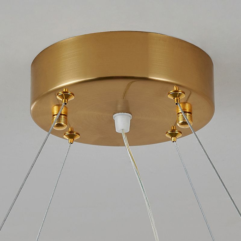 Ayuda de iluminación colgante de estilo moderno Candelera doméstica para sala de estar