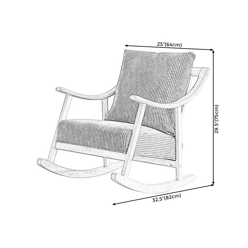 25.19" W x 32.28" D Lounge Accent Chair with Sled Base Pillow Back Armchair