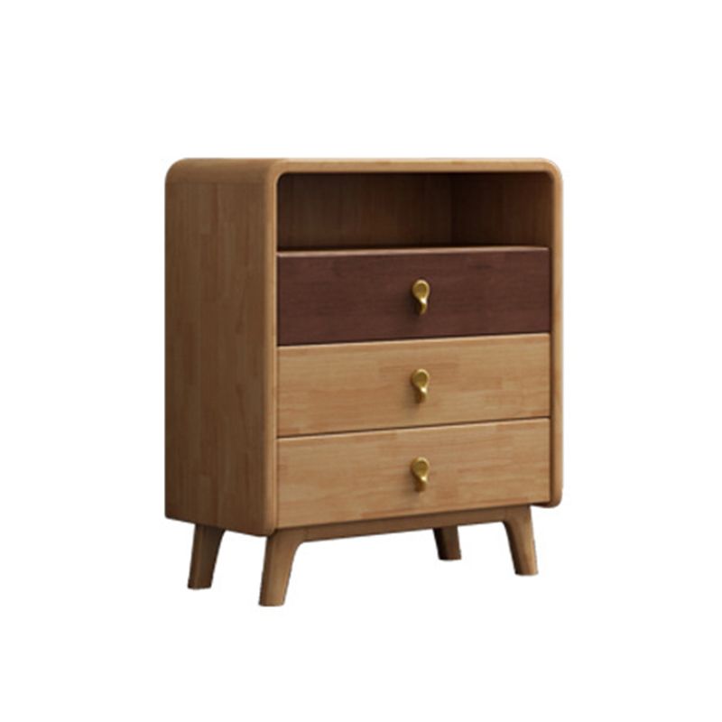 Modern & Contemporary Chest Rubberwood with Drawer Rectangle Accent Chest