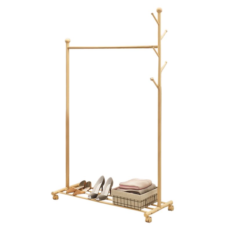 Contemporary Style Wardrobe 1-Teir Metal Wardrobe Closet for Bedroom