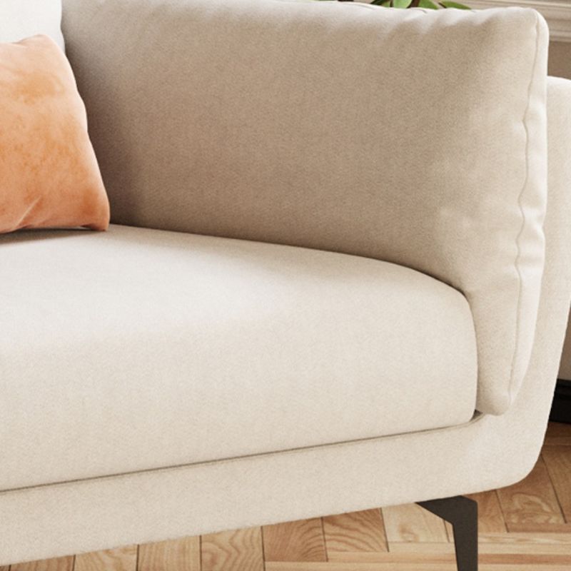 Cotton Blend Modern Sofa 33"W Back Sofa for Living Room with Pillow Top Arm