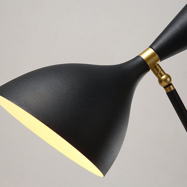 Noordse macaron dubbele kegelvormige wandlicht SCONCE METALLISCHE WANDELLICHTINGEN VOOR SLAAPKAMER