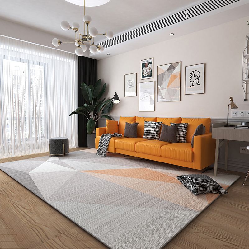 Luxury Graphic Pattern Rug Polyester Carpet Pet Friendly Area Rug for Home Decoration