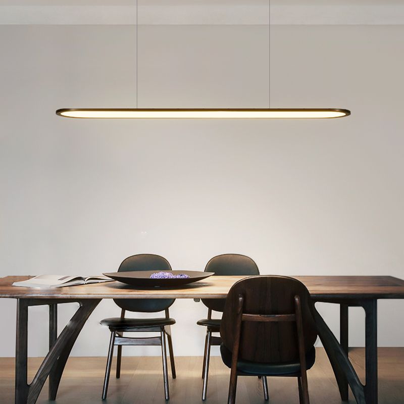 Moderne stijl eenvoudige hangende lamp led hanger lamp voor eetkamer
