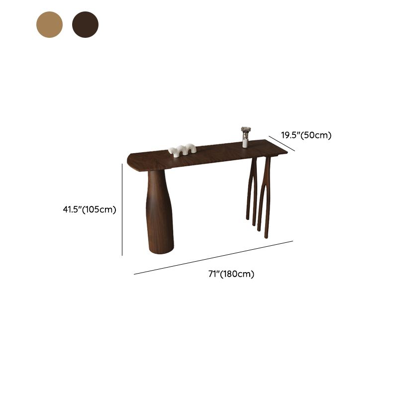 Solid Wood Bar Stool Table Contemporary Pub Height Dining Table