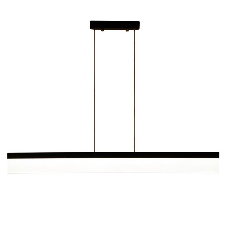 Linear Island Chandelier Lights Simplicity Acrylic Chandelier Lighting Fixtures for Office