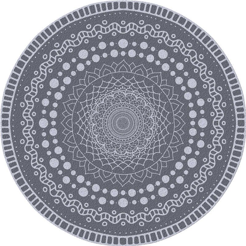 Exotic Moroccan Rug Multi Color Flower Pattern Rug Anti-Slip Pet Friendly Stain Resistant Carpet for Home
