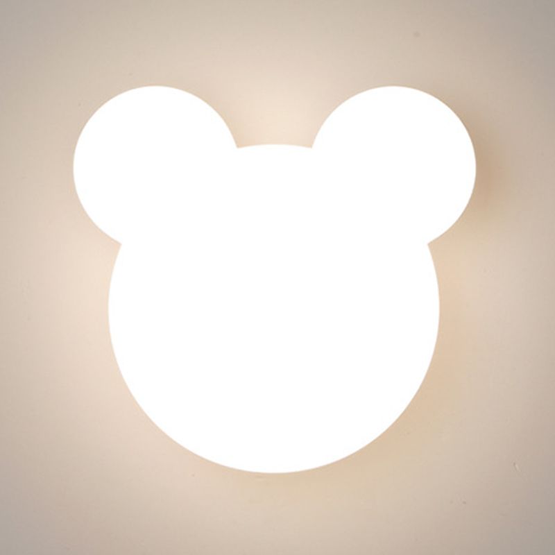 Modern Bear Shape Wall Light Sconces 1 Light Wall Lighting Fixtures for Dining Room