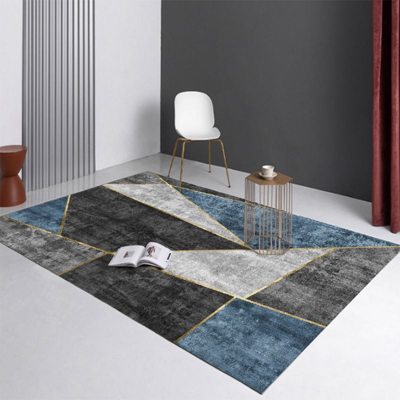 Modern tapijt Prachtig contrastpaneel indoor tapijten polyester vlekbestendig gebied tapijt voor woonkamer