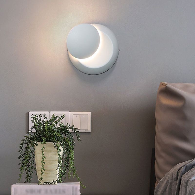 Modern Style Geometric Wall Mounted Lamps Metal 1 Light Wall Lights