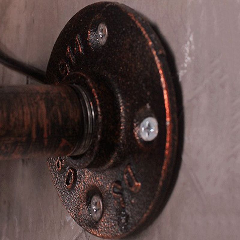 Iluminación de matriz de pared engranaje de estilo industrial Luz de montaje de pared de metal en cobre