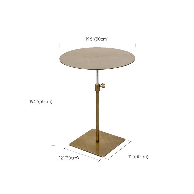 Stainless Steel Pedestal Cocktail Table Round/ Square Top Coffee Table