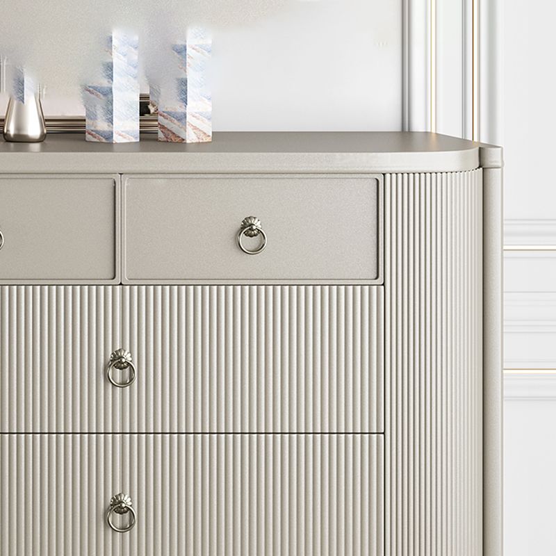 Solid Wood Classic Glam Storage Chest Dresser with 6/10 Drawers