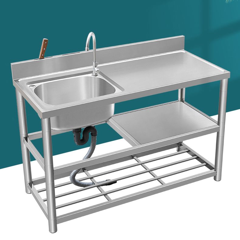 Modern Style Kitchen Sink All-in-one Stainless Steel Kitchen Sink with Drain Assembly