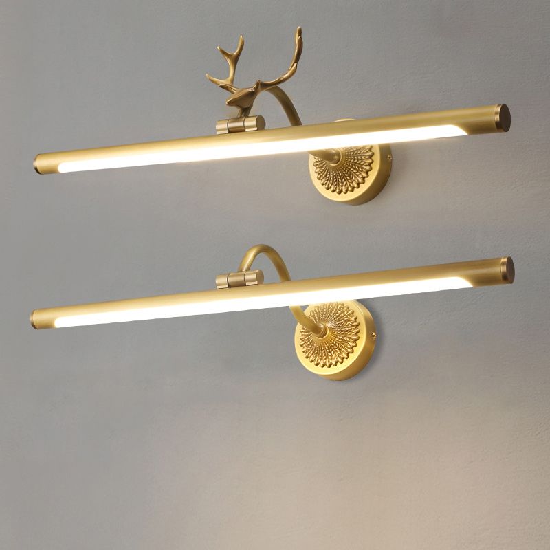 Luce Extravagant Linear Vanity Fishestures Acrilic Vanity Sconce