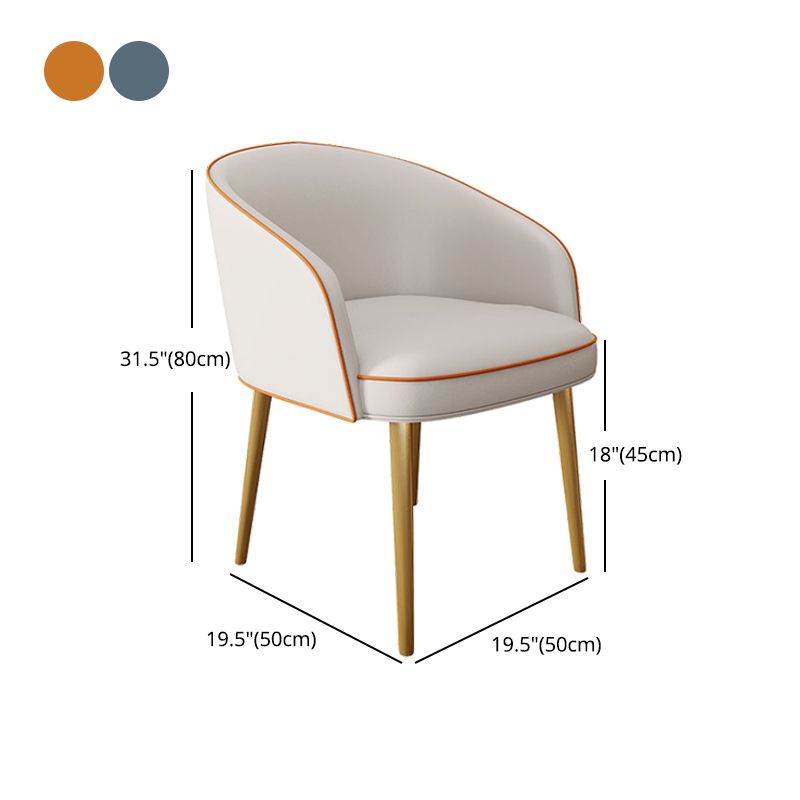 1/3/4/5 Pcs Metal Modern Dining Room Set with Round Table and Metal Base Dining Set