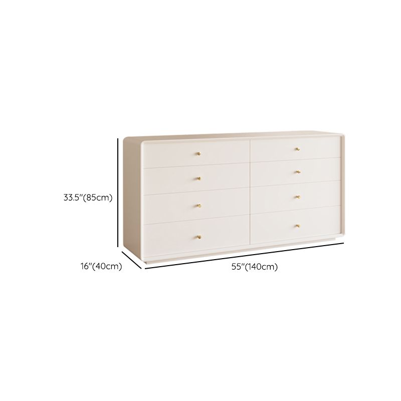 Classic Glam Storage Chest Dresser Wooden Dresser for Bedroom