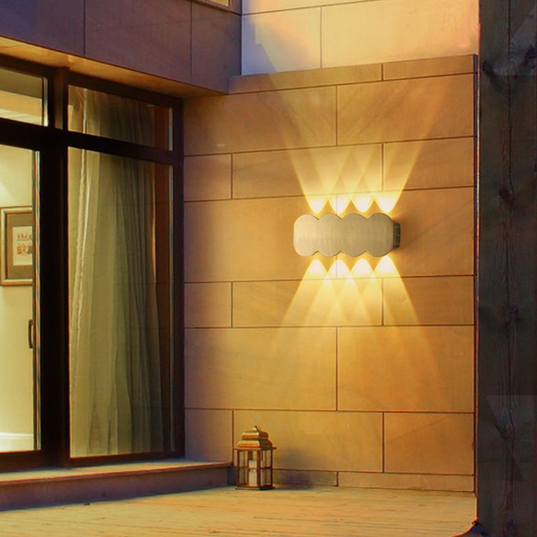 Modern Luxury Style Gold Geometric Wall Sconces Metal Wall Lighting Fixtures