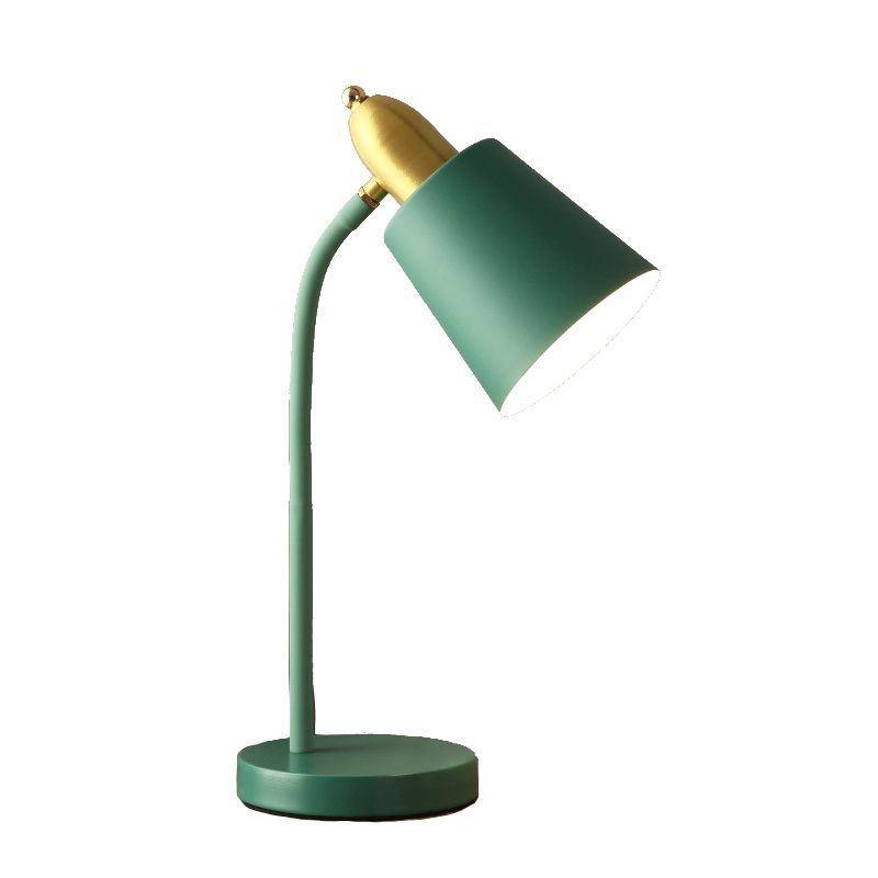 Lampada da tavolo conico in stile contemporaneo metallo a 1 luce