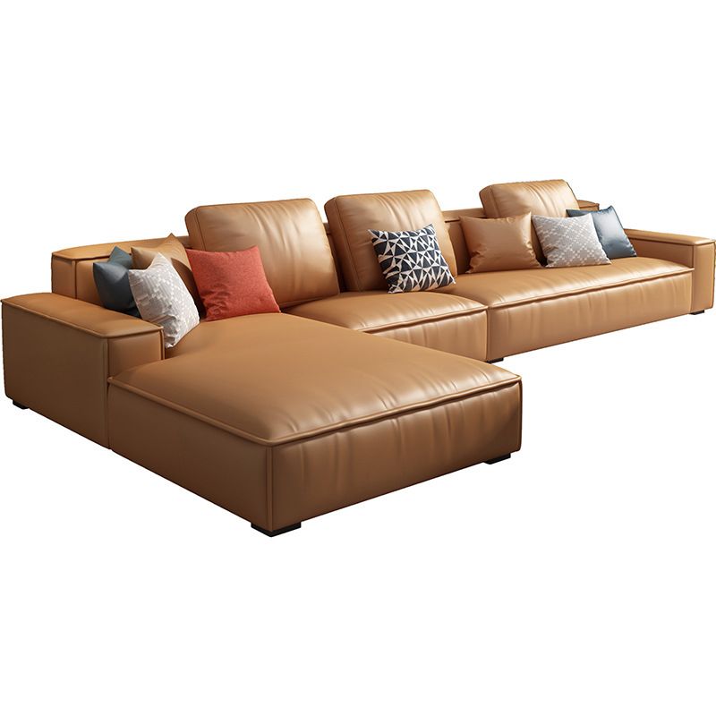 Nordic Style Sofa Bed Sponge/latex Cushion Filled Imitation Leather/sofa