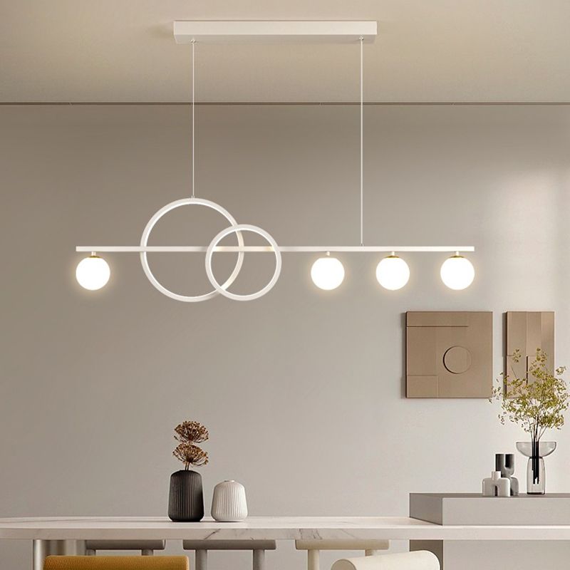 Modernism White Kitchen Island Lighting Acrylic Ceiling Light