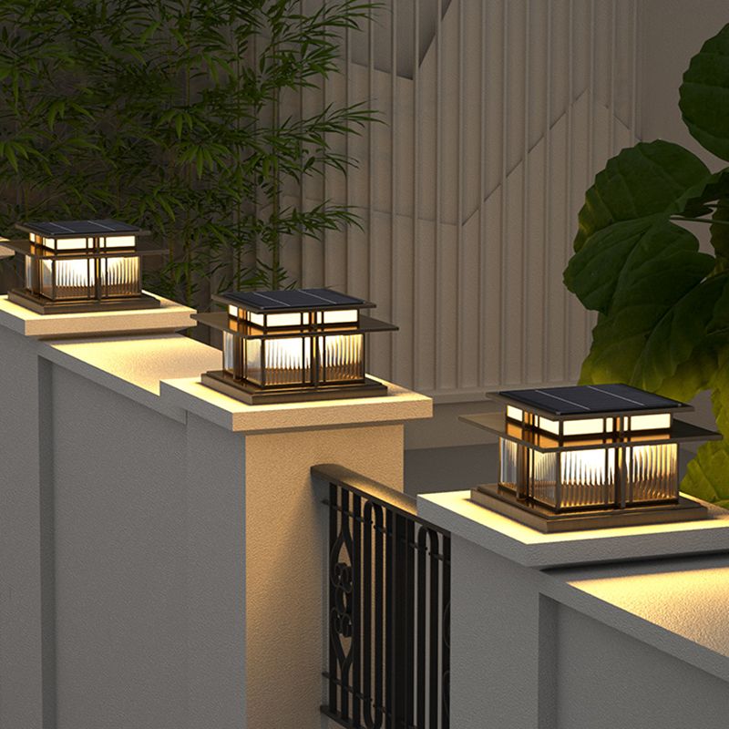Modern Pillar Lamp Stainless Steel Outdoor Waterproof Light for Courtyard