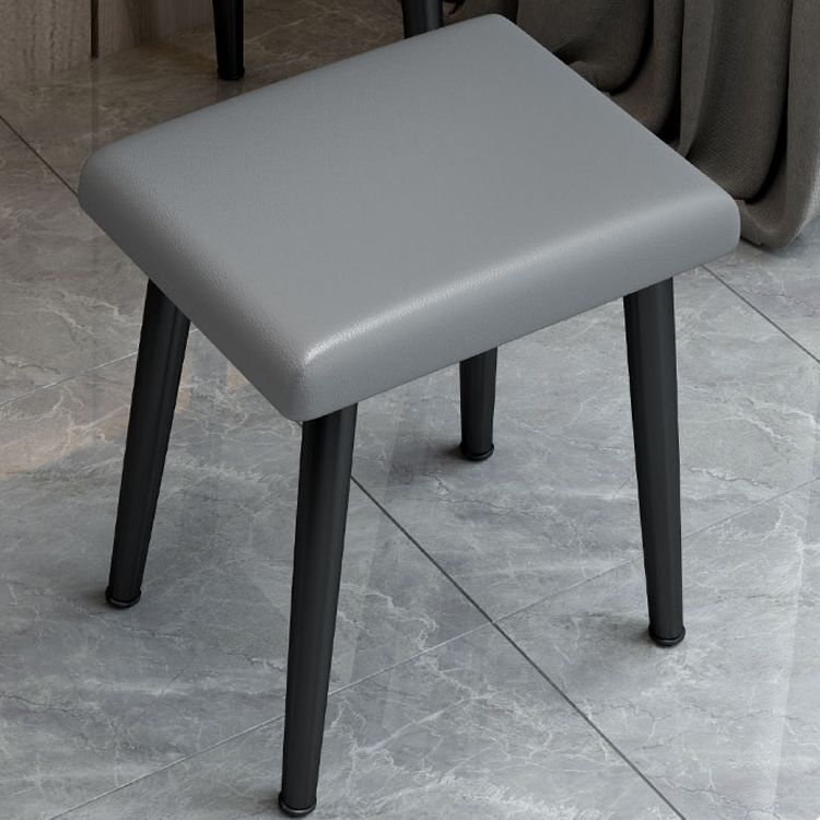 Modern 28.9 " Height 1- Drawer Slate Top Table Makeup Vanity