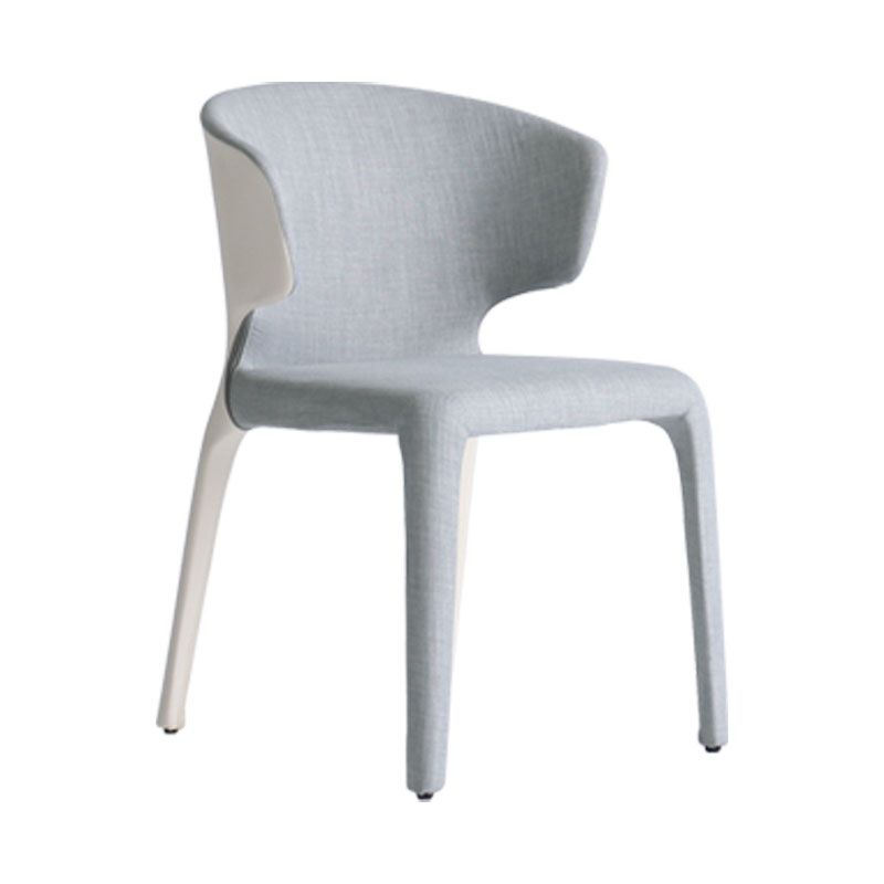 Chaise de salle à manger en métal moderne, bras à oreilles, chaise simple pour usage domestique