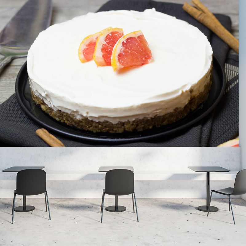 Minimalism Style Dessert Mural Wall Covering for Dessert Shop Baking Shop