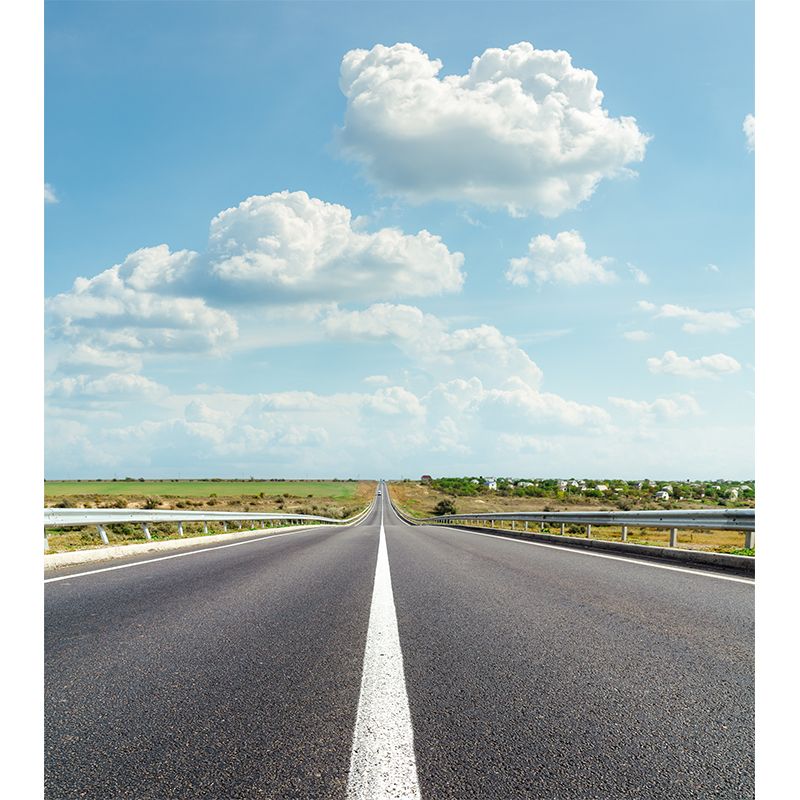 Road Wall Mural Modern Decorative Living Room Wall Covering, Custom Size Available