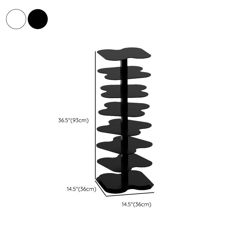 Urban Open Bookcase Metal Vertical Bookshelf for Living Room